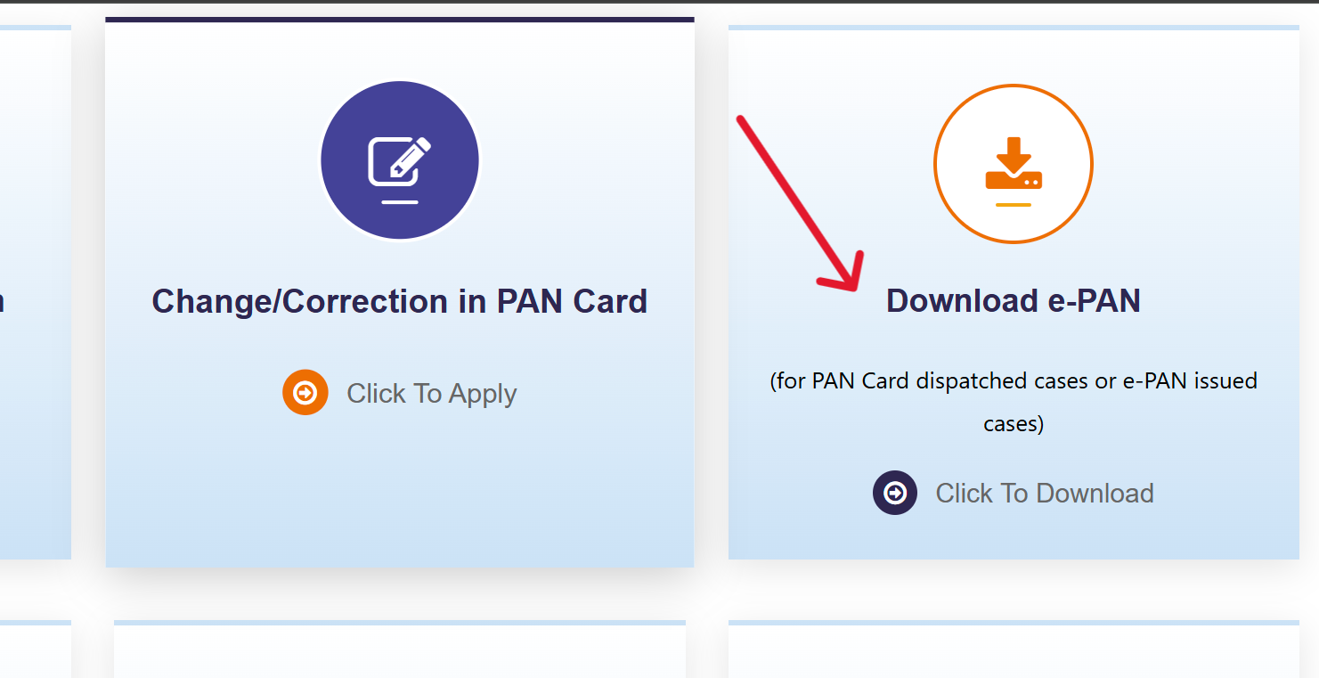 PAN Card Download UTIITSL